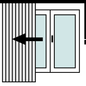 Вертикални щори 181
